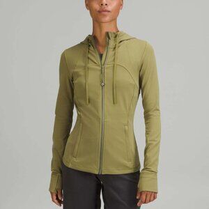 (6870) Lululemon Hooded Define Jacket *Nulu in Bronze Green $128 SZ 10
